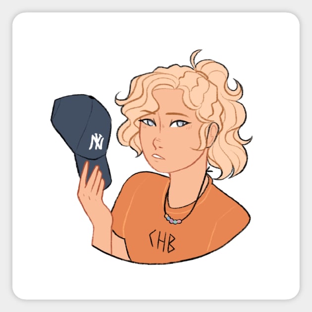 Annabeth Chase and Cap Sticker by pjoanimation